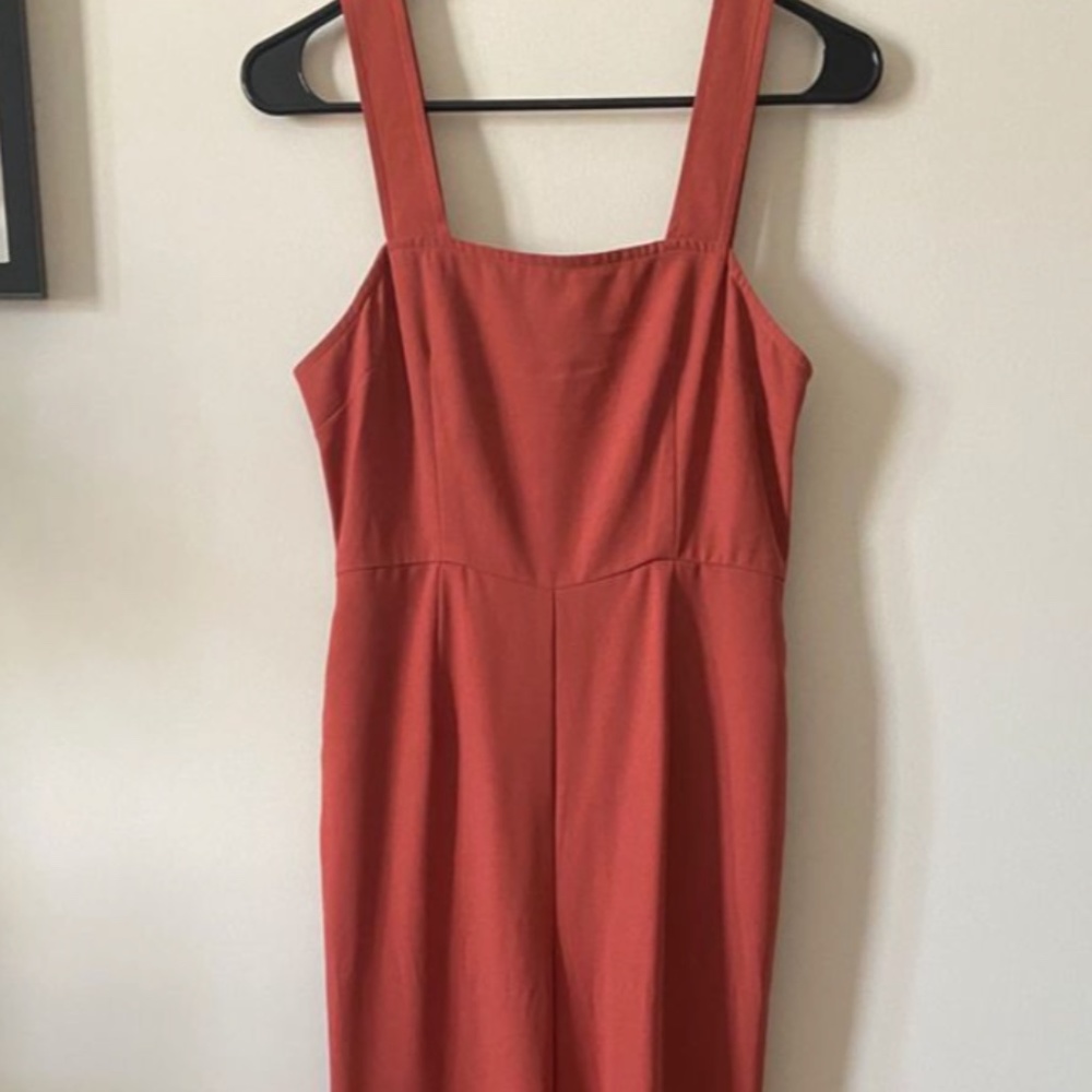 Burnt orange jumpsuit